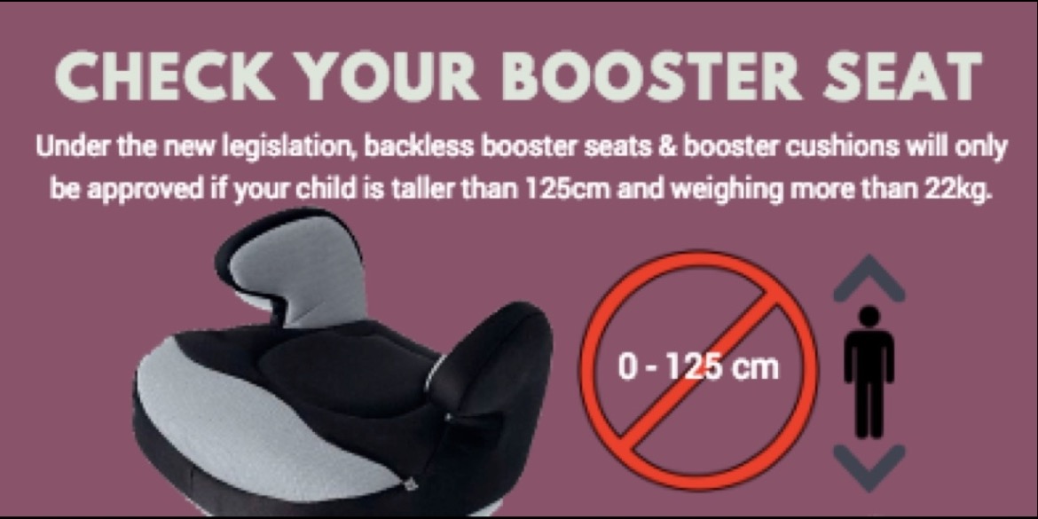 Check your child seat against latest regulations